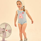 [Care Bear] Love A Rat Bear One Piece Swimsuit (Hat Set)