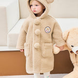 Pom Pom Bear Dumb Blong Hood Coat