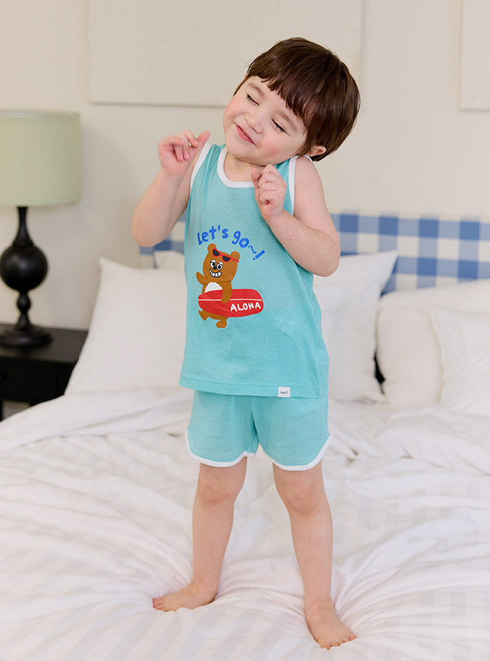 Joy Bear (24SS) mesh vest set