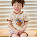 Bonjour Dog short sleeve (24SS) Mesh Indoor Set