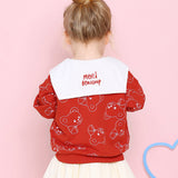 Round Bear Sailor Cardigan