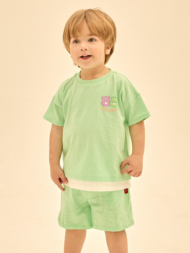 [70%OFF] Care Bear Play look top and bottom set (short sleeve)