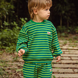 [Pimpollo] Authentic stripe upper and lower clothes