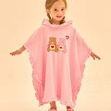 [Care Bear] Lovely Care Bears Frill Hood Beach Towel