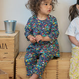 French loose fit underwear (25SS) Indoor Set blue