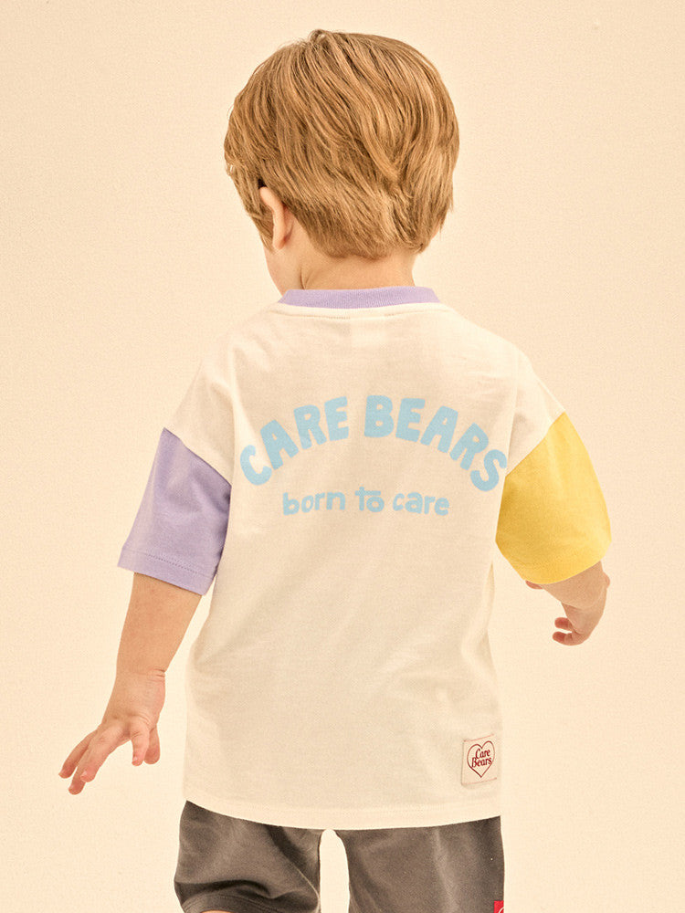 [Care Bear] Then Pee Bear Sleeve Color T-Shirt