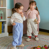 Amber Cotton Candy Velour Jogger Pants