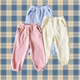 Amber Cotton Candy Velour Jogger Pants