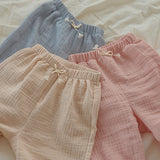 Essential natural cotton pants