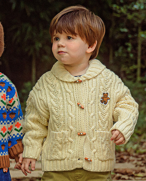 Ted cable cardigan (2 colors)