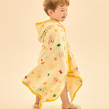 [Care Bear] Alphabet Care Bears 2in1 Hood Beach Towel