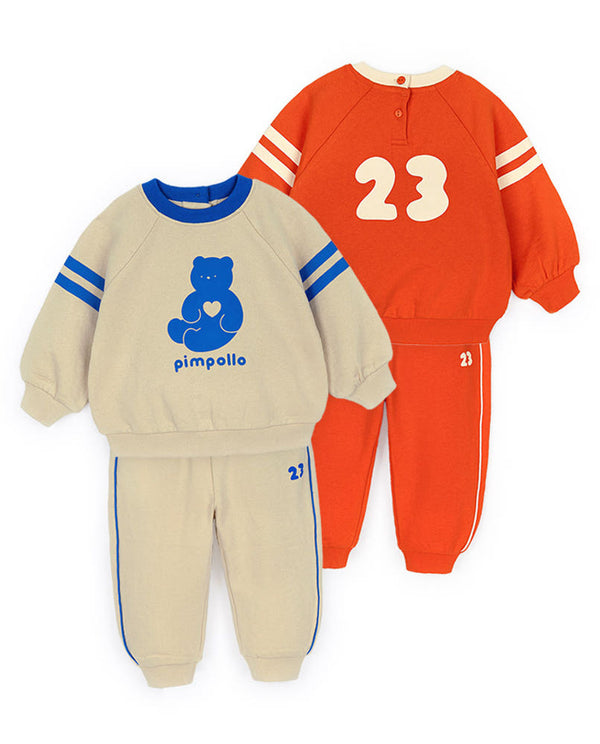 [Pimpollo] Jelly bear upper and lower clothing set