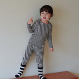FW Candy Stripe Indoor Wear Comfy Belly Loungewear