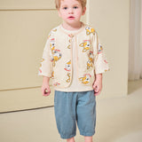 可愛的狗狗開襟衫