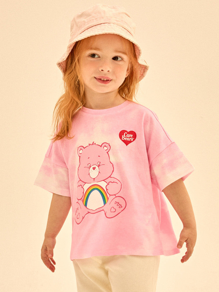 [Care Bear] Care Bears Semi-Croop Water Slot T-Shirt