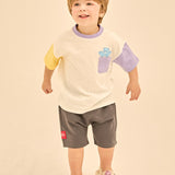 [Care Bear] Then Pee Bear Sleeve Color T-Shirt