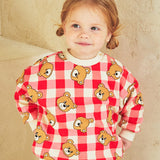 Checked Bear Nappjng Tee