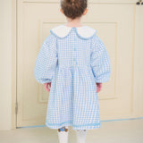 尼科格子連身裙