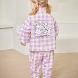 Friendly Norak check top and bottom suit