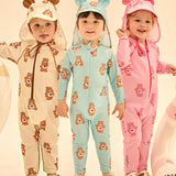 [Care Bear] Care Bear's Lashguard Swimsuit (Flap Cap Set)