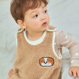 Fluffy sleeping vest vest  24FW