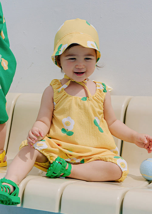 ICE HAPPY FLOWER Bodysuit Yellow