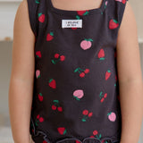 Berry Frill Sleeveless T-shirt_2 COLORS