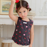 Berry Frill Sleeveless T-shirt_2 COLORS