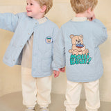 New hug bear quilting jumper