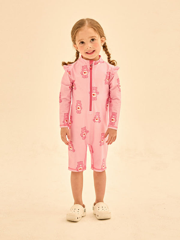 [Care Bear] Suwimsuit Trash Guard Waflap Cap Set