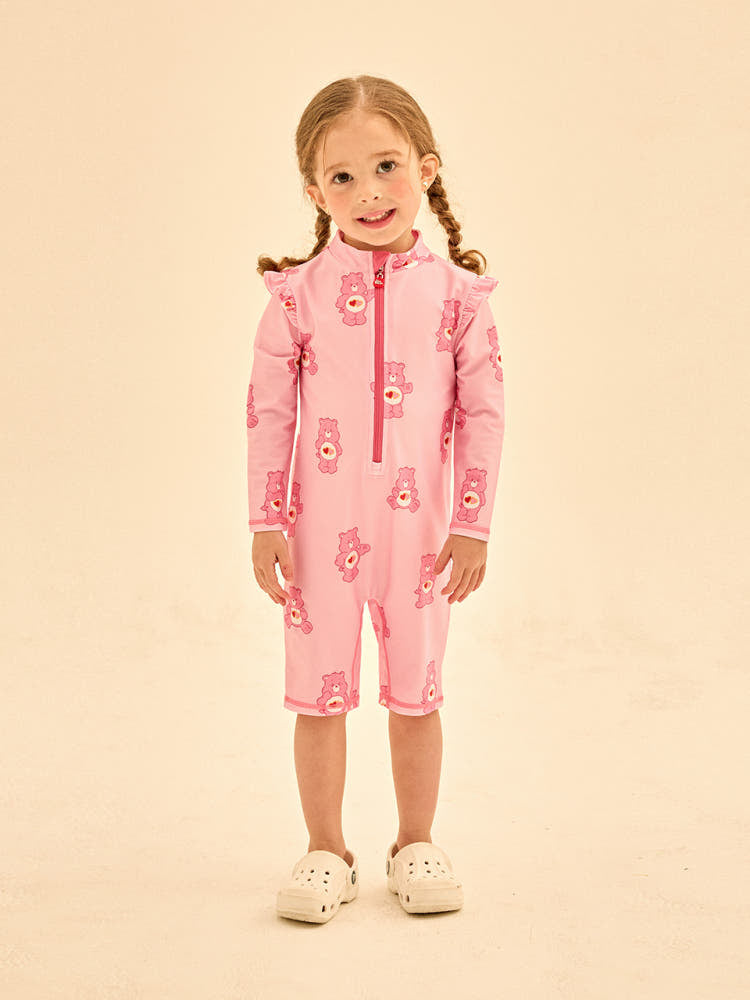 [Care Bear] Suwimsuit Trash Guard Waflap Cap Set
