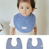 Terry bib blue
