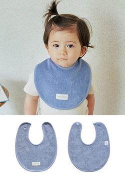 Terry bib blue