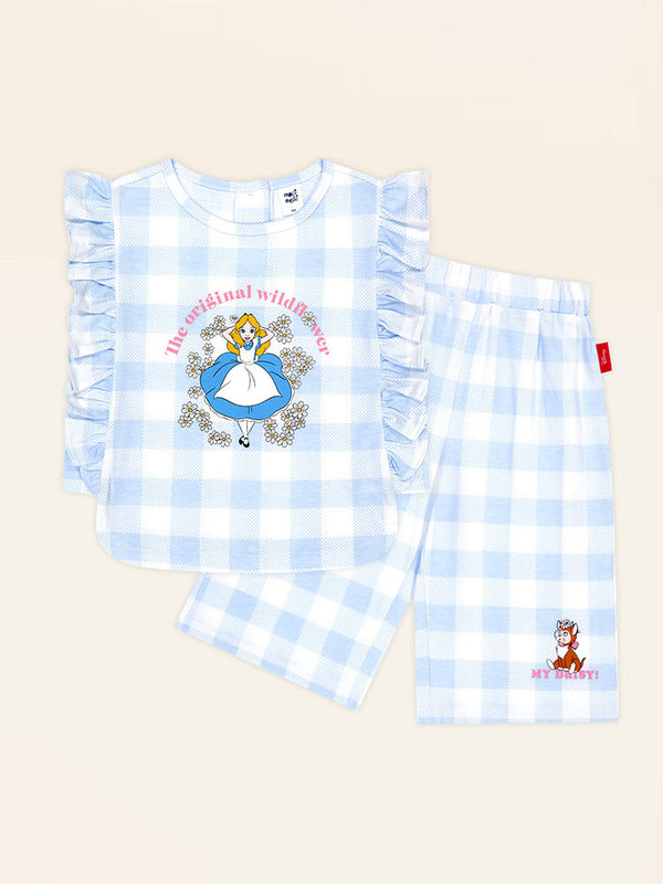 Alice Wonderland top and bottom set