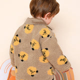 Teddy Bear Fleece Collar Jumper