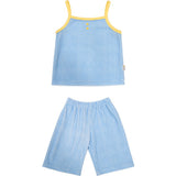 CHECK TERRY SET Blue