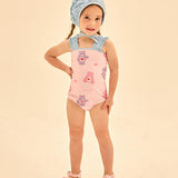 [Care Bear] Lovely Care Bears One-piece swim suit (swimming hat set)