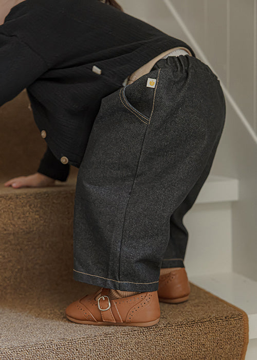 ETHEL DENIM PANTS Black