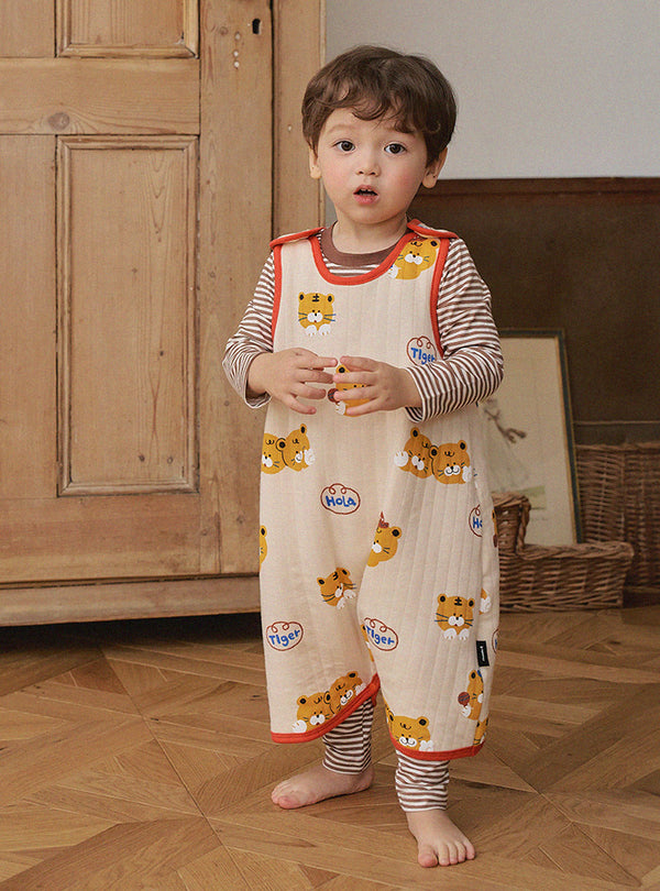 Hoho Tiger Sleeping vest  24FW