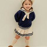 [Pimpollo] School skirt upper and lower suit (2 colors)