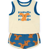 [Pimpollo] Bibi sleeveless top and bottom set