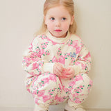 Shiny ribbon flower pola set