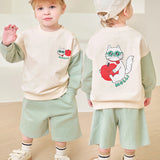Cat apple top & bottom set