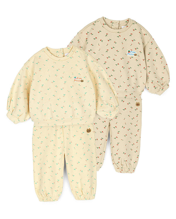 [Pimpollo] Petit cherry top and bottom Set (2 colors)