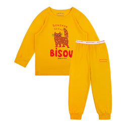 Yellow cat logoband loungewear