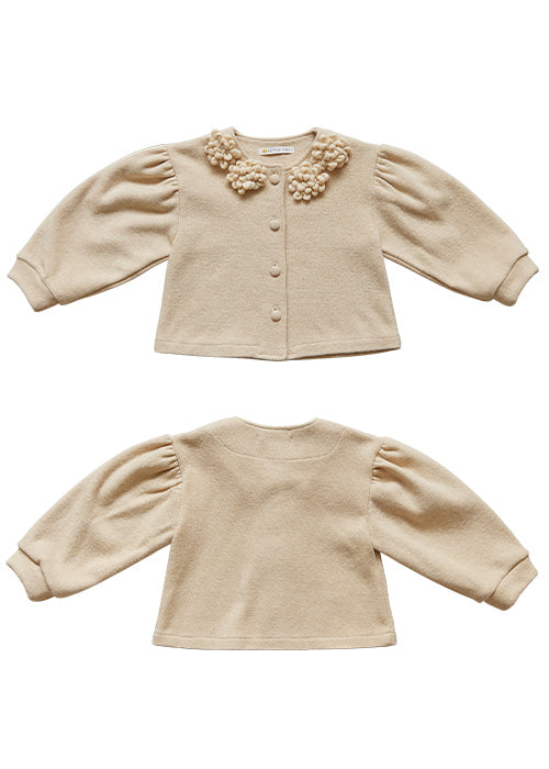 Pine cone Cardigan_Cream