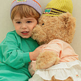 Tree and bear beanie hat