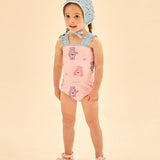[Care Bear] Lovely Care Bears One-piece swim suit (swimming hat set)