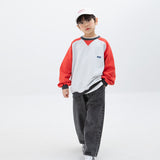 Vintage washing blue pants