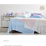 3°C Super Cool Frozen Cooling Half Blanket 100x150 Lavender Stripe_CV2426004